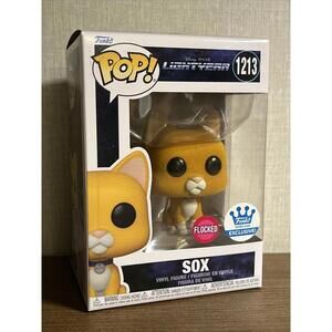 Funko Pop! Disney Lightyear SOX 1213 Flocked / Funko Shop Exclusive Vinyl Figure